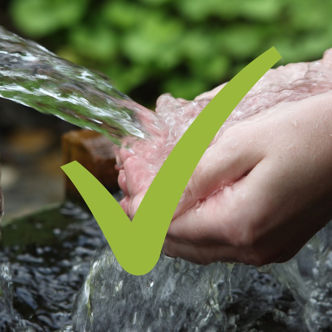 Wasser in Quellwasserqualität