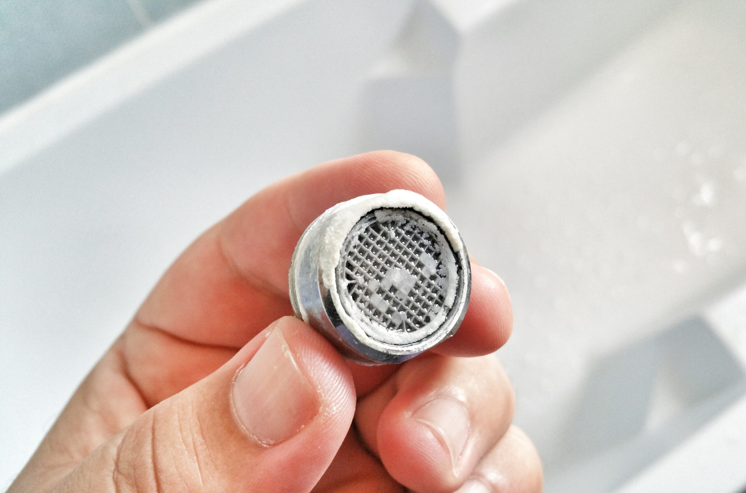 Verkalkter Perlator